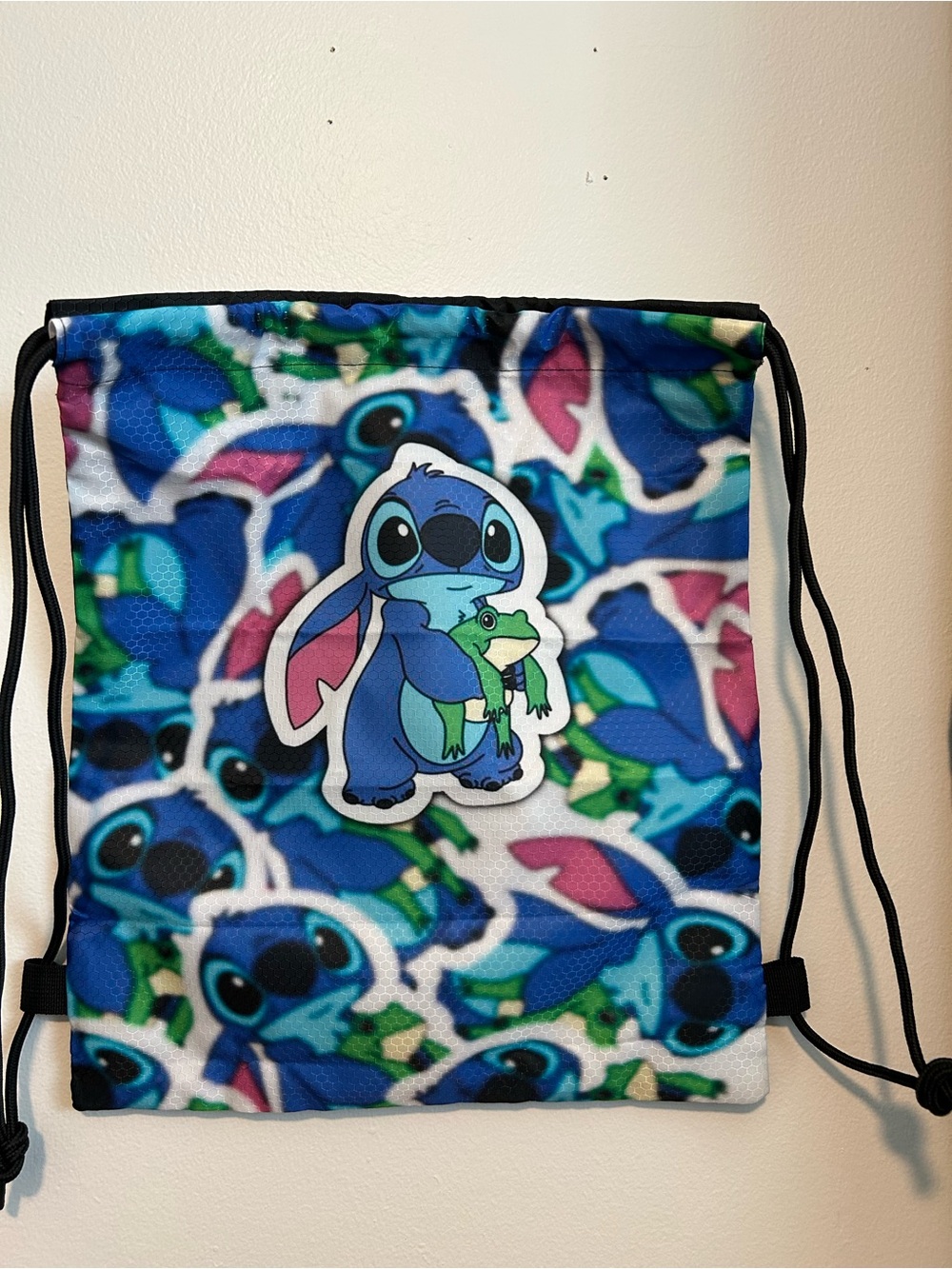 Stitch Kids Drawstring Backpack and Toy Set - Picture 4 of 5